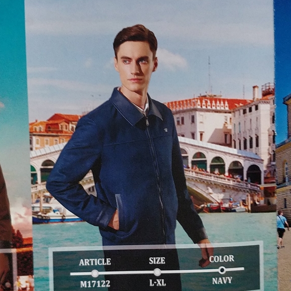 Blue Suede jacket - Picture 4 of 4